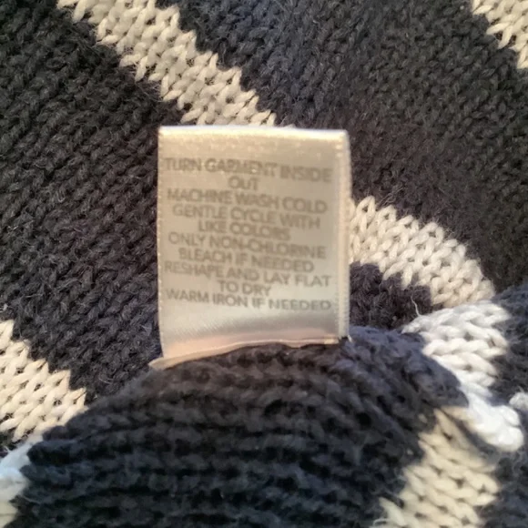 Christopher Banks Ladies Pullover Sweater Blue/Green/White Size M - Picture 5 of 5